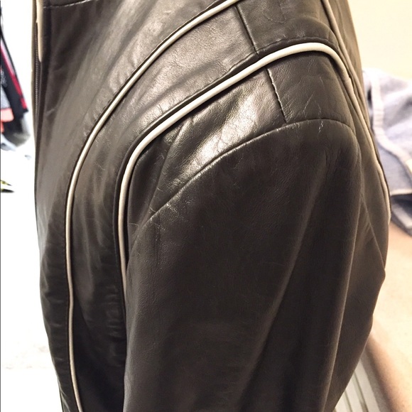 Vintage Jonathan Christopher Black Leather Bomber - Picture 3 of 11